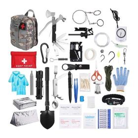 Emergency Survival Kit for Camping Hiking Adventures (Color: nan, Type: Survival Kit)