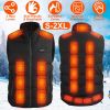 Heated Vest with 23 Heating Zones and 3 Heat Levels for Winter Sports