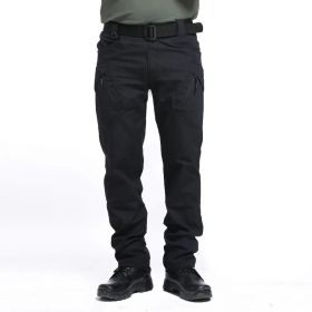 Black City Tactical Cargo Pants Classic Outdoor Hiking Trekking Army Tactical (Black: XL)
