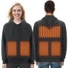 VEVOR Heated Hoodie Sweatshirt Unisex with Battery for Men and Women