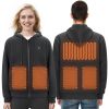 VEVOR Heated Hoodie Sweatshirt Unisex with Battery for Men and Women