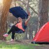 Foldable Beach Canopy Chair Sun Protection Camping Lawn Canopy Chair 330LBS Load