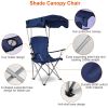 Foldable Beach Canopy Chair Sun Protection Camping Lawn Canopy Chair 330LBS Load