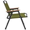 Camping Chairs 2 pcs 21.3 x 16.9 x 23.2 Inches Oxford Fabric