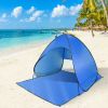 Pop Up Beach Tent Sun Shade Shelter Anti-UV Automatic Waterproof Tent Canopy