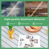 Portable Aluminum Camping Table for 4-6 People with Carrying Bag