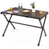 Portable Aluminum Camping Table with Carrying Bag for 4-6 People