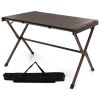 Portable Aluminum Camping Table with Carrying Bag for 4-6 People