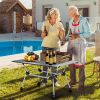 Adjustable HeavyDuty Outdoor Folding Camping Table