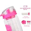 Fruit Infuser Water Bottle 32OZ Juice Shaker Sport with Flip Top Lid