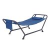 Polyester Hammock with Stand and Pillow for Outdoor  Multi color