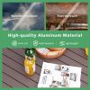 Portable Aluminum Camping Table for 4-6 People with Carrying Bag