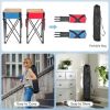 Folding Camping Tables with Large Storage Sink, 2 Pieces 