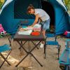 Portable Aluminum Camping Table for 4-6 People with Carrying Bag