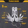 Multifunction Stainless Steel Multitool Pocket Knife Pliers Folding Pliers Mini