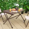 Portable Aluminum Camping Table for 4-6 People with Carrying Bag