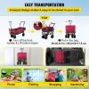 VEVOR Extra Large Collapsible Garden Cart with Removable Canopy Folding Wagon