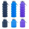 Retractable Water Bottle for Outdoor Sports - 500ml Portable Design