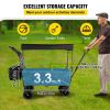 VEVOR Extra Large Collapsible Garden Cart with Removable Canopy Folding Wagon