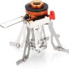 Portable Stoves Backpacking Stove With Piezo Ignition Stable Support