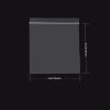 100 Pcs Plastic Resealable Zipper Bags for Restaurant Supplies