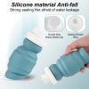 Portable Silicone Folding Cup 320ml Mini Outdoor Picnic Tableware Box Travel
