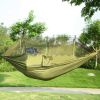 Heavy Duty 2-Person Hammock with Mosquito Net for Outdoor Camping