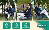 XXL Oversized Camping Chair Heavy Duty 500 LBS for Big Tall People