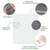 100 Pcs Plastic Resealable Zipper Bags for Restaurant Supplies