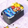 Large Picnic Basket Insulated Foldable Cooler Bag for Camping Picnic Travel