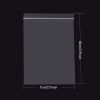 100 Pcs Plastic Resealable Zipper Bags for Restaurant Supplies