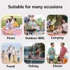 Large Picnic Basket Insulated Foldable Cooler Bag for Camping Picnic Travel