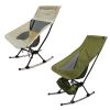Portable Camping Rocking Chair 198LBS Weight Capacity Included Carry Bag High