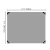 Heavy Duty Poly Tarp with Silver and Black Sides