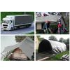 Heavy Duty Poly Tarp with Silver and Black Sides