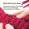 Outdoor Garden Camping Hammock With Straps  Durable Hammock Holds