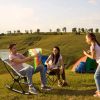 Portable Camping Rocking Chair 198LBS Weight Capacity Included Carry Bag High