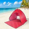 Pop Up Beach Tent Sun Shade Shelter Anti-UV Automatic Waterproof Tent Canopy