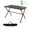 Portable Aluminum Camping Table for 4-6 People with Carrying Bag