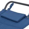 Polyester Hammock with Stand and Pillow for Outdoor  Multi color