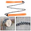 11/33 Teeth Survival Chain Saw Hand Steel Wire Saw for Outdoor Use