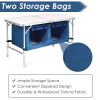 The Height Adjustable Folding Camping Table
