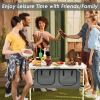 The Height Adjustable Folding Camping Table