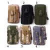1pc Mens Denim Waist Bag for Outdoor Hiking & Cycling