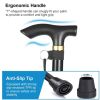 AntiSlip Adjustable Folding Travel Hiking Walking Stick