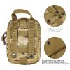 Tactical First Aid Pouch Detachable Medical Pouch Kit Utility Bag (Bag Only)