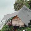 Heavy Duty Poly Tarp with Silver and Black Sides