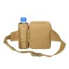 Tactical Waist Bag Denim Waistbag With Water Bottle Holder For Outdoor Traveling