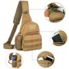 Military Tactical Shoulder Bag Trekking Chest Sling Bag Nylon Backpack For