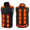 Heated Vest with 23 Heating Zones and 3 Heat Levels for Winter Sports